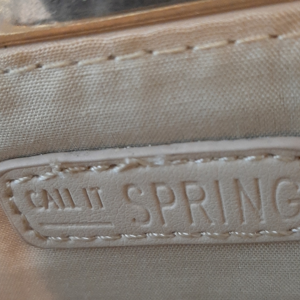 Call It Spring Beige Rectangular Hand Clut - image 4